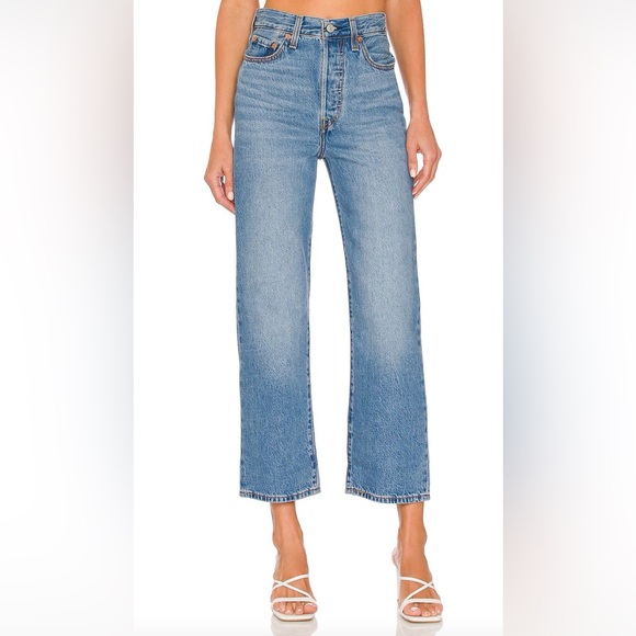 Levi's Denim - Levi’s Ribcage Straight Ankle Women's Jeans 28 X 27 Medium Wash